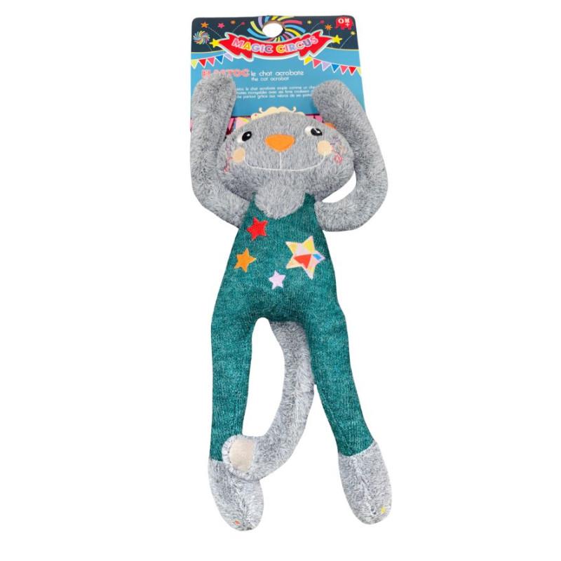 Peluche "Elastoc le chat acrobate"