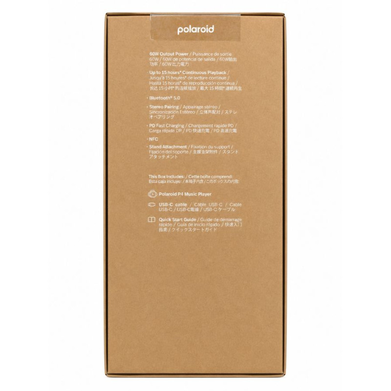 Enceinte Polaroid P4 NOIR