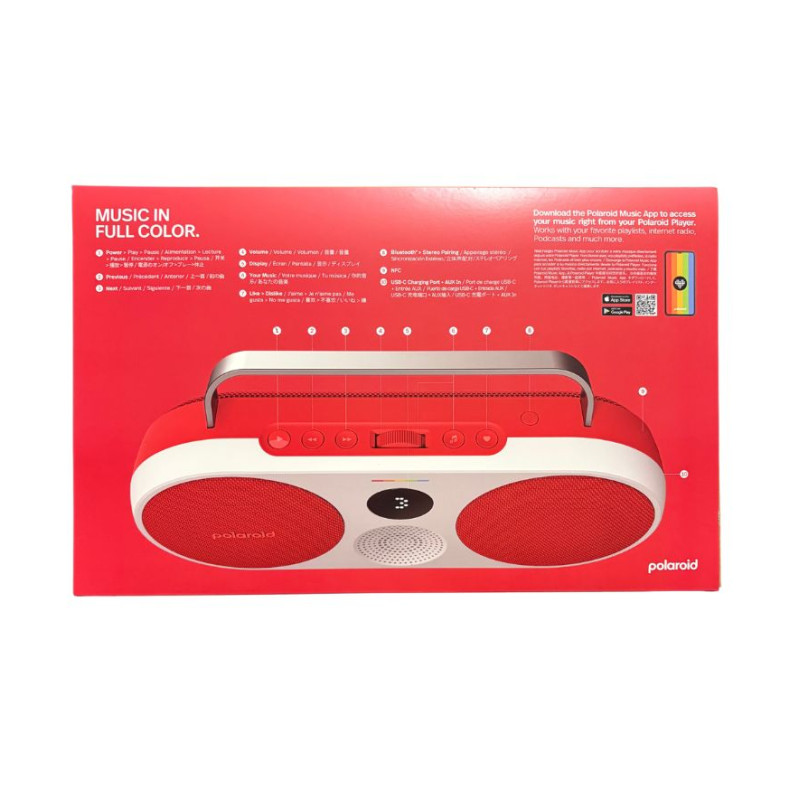 Enceinte Polaroid P3 ROUGE
