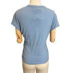 tee-shirt c&ocirc;tel&eacute;e bleu