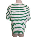 tee-shirt rayures vertes