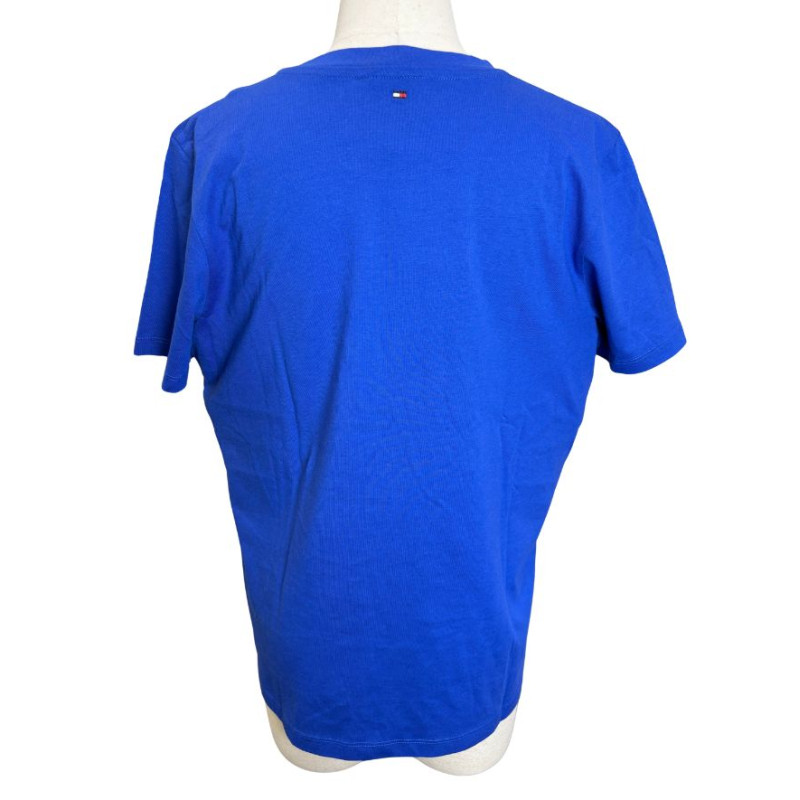 tee-shirt bleu &eacute;lectrique