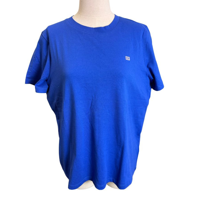 tee-shirt bleu &eacute;lectrique
