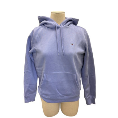 pull à capuche violet
