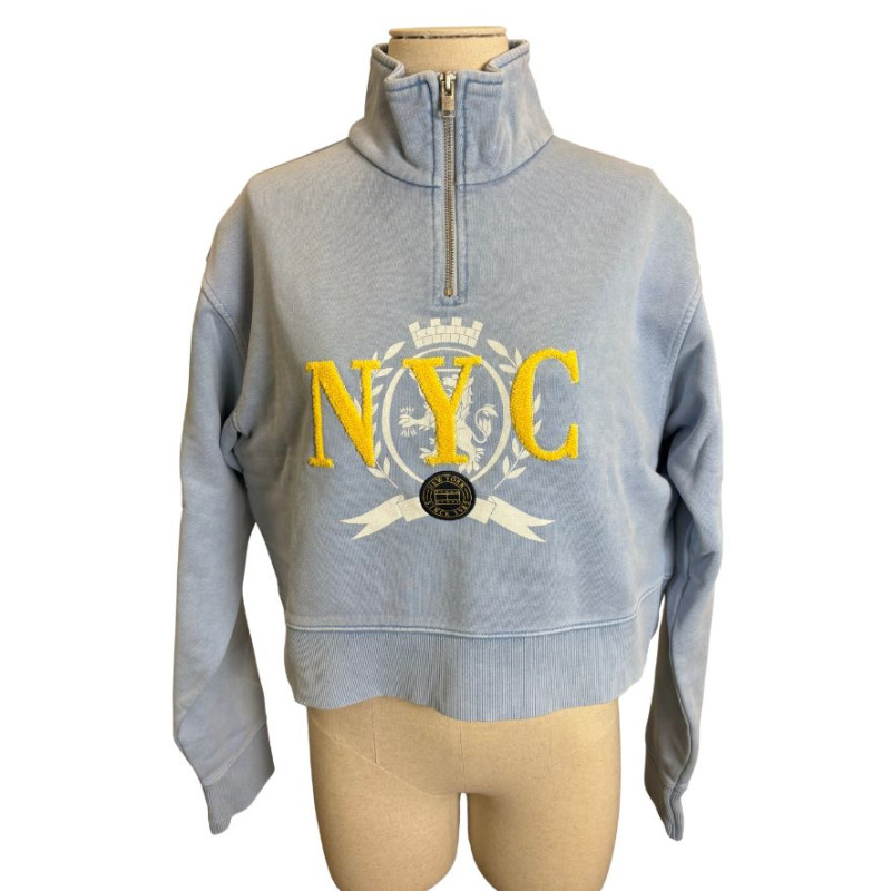 pull bleu ciel