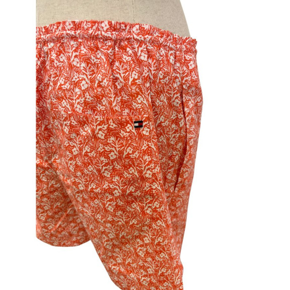 bermudas imprim&eacute; corail
