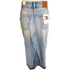 jupe longue bleu clair