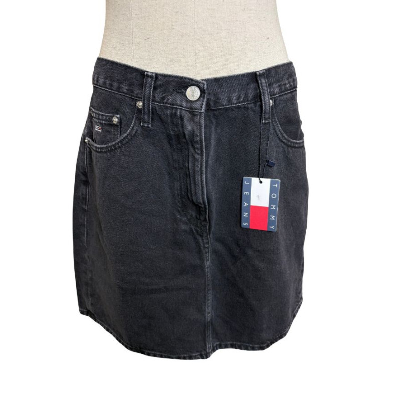 jupe noir d&eacute;lav&eacute;