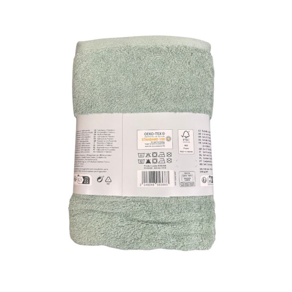lot de 2 serviettes 50x100