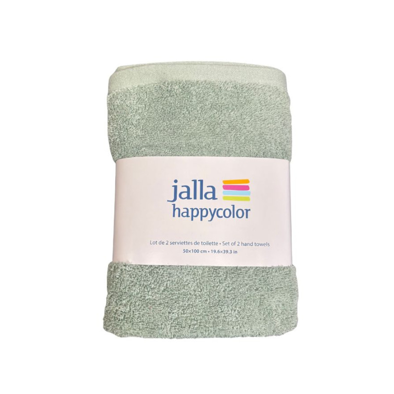 lot de 2 serviettes 50x100